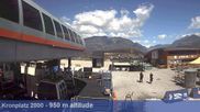 Archiviertes Webcam Bild: Kronplatz: Talstation Kronplatz I und II am 17.04.2026 um 12:55 Uhr