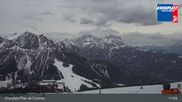 Archiviertes Webcam Bild: Kronplatz - Ausblick Skigebiet am 12.04.2026 um 17:55 Uhr