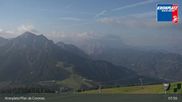 Archiviertes Webcam Bild: Kronplatz - Ausblick Skigebiet am 13.07.2026 um 08:42 Uhr