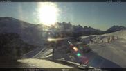 Archived webcam image showing Fassatal - Moena - mountainstation of the gondola 