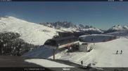 Archived webcam image showing Fassatal - Moena - mountainstation of the gondola 