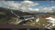 Archived webcam image showing Fassatal - Moena - mountainstation of the gondola 