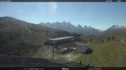 Archiviertes Webcam Bild: Fassatal - Moena - Ankunft der Gondelbahn 