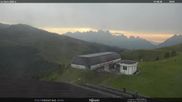 Archived webcam image showing Fassatal - Moena - mountainstation of the gondola 