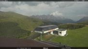Archiviertes Webcam Bild: Fassatal - Moena - Ankunft der Gondelbahn 