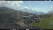 Archived webcam image showing Fassatal - Moena - mountainstation of the gondola 