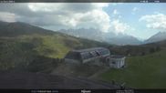 Archived webcam image showing Fassatal - Moena - mountainstation of the gondola 