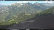 Archived webcam image showing middle station Alpe di Lusia Moena on 14 Aug 2026 at 14:19