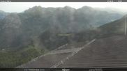 Archived webcam image showing middle station Alpe di Lusia Moena on 27 Aug 2026 at 08:39
