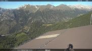 Archiviertes Webcam Bild: Mittelstation Alpe di Lusia Moena am 25.09.2026 um 16:14 Uhr
