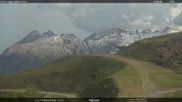 Archiviertes Webcam Bild: Fassatal - Moena - Ankunft des Sessellifts 
