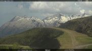 Archiviertes Webcam Bild: Fassatal - Moena - Ankunft des Sessellifts 