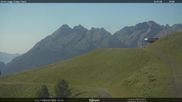 Archiviertes Webcam Bild: Fassatal - Moena - Ankunft des Sessellifts 