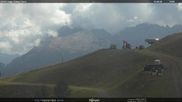 Archived webcam image showing Fassatal - Moena - mountainstation of the chairlift 