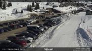 Archived webcam image showing Passo Rolle on 26 Feb 2026 at 12:45