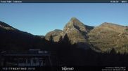 Archived webcam image showing Colbricon, Passo Rolle on 15 Sep 2026 at 08:18