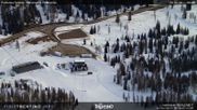 Archived webcam image showing Fassatal - San Pelegrino - panorama view of the ski-piste and liftmachinery of the 
