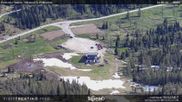 Archived webcam image showing Fassatal - San Pelegrino - panorama view of the ski-piste and liftmachinery of the 
