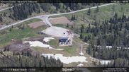 Archived webcam image showing Fassatal - San Pelegrino - panorama view of the ski-piste and liftmachinery of the 