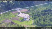 Archived webcam image showing Fassatal - San Pelegrino - panorama view of the ski-piste and liftmachinery of the 