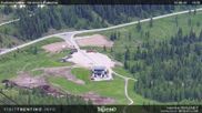 Archived webcam image showing Fassatal - San Pelegrino - panorama view of the ski-piste and liftmachinery of the 