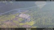 Archived webcam image showing Fassatal - San Pelegrino - panorama view of the ski-piste and liftmachinery of the 