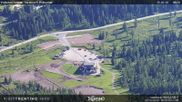 Archived webcam image showing Fassatal - San Pelegrino - panorama view of the ski-piste and liftmachinery of the 