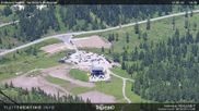 Archived webcam image showing Fassatal - San Pelegrino - panorama view of the ski-piste and liftmachinery of the 
