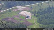 Archived webcam image showing Fassatal - San Pelegrino - panorama view of the ski-piste and liftmachinery of the 