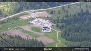 Archived webcam image showing Fassatal - San Pelegrino - panorama view of the ski-piste and liftmachinery of the 