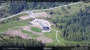 Archived webcam image showing Fassatal - San Pelegrino - panorama view of the ski-piste and liftmachinery of the 