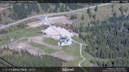 Archived webcam image showing Fassatal - San Pelegrino - panorama view of the ski-piste and liftmachinery of the 
