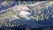 Archived webcam image showing Fassatal - San Pelegrino - panorama view of the ski-piste and liftmachinery of the 