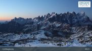 Archiviertes Webcam Bild: Fassatal: San Pellegrino - Bergstation Col Margherita am 02.05.2026 um 05:35 Uhr