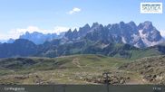 Archived webcam image showing Fassatal: San Pellegrino – top station chairlift 