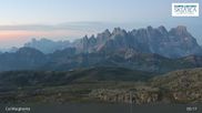 Archiviertes Webcam Bild: Fassatal: San Pellegrino - Bergstation Col Margherita am 12.07.2026 um 05:48 Uhr