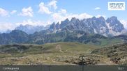 Archiviertes Webcam Bild: Fassatal: San Pellegrino - Bergstation Col Margherita am 12.07.2026 um 13:48 Uhr
