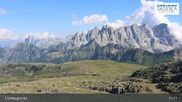 Archiviertes Webcam Bild: Fassatal: San Pellegrino - Bergstation Col Margherita am 12.07.2026 um 17:48 Uhr