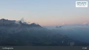 Archiviertes Webcam Bild: Fassatal: San Pellegrino - Bergstation Col Margherita am 12.07.2026 um 21:27 Uhr
