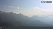 Archived webcam image showing Fassatal: San Pellegrino – top station chairlift 