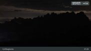 Archiviertes Webcam Bild: Fassatal: San Pellegrino - Bergstation Col Margherita am 19.08.2026 um 01:56 Uhr