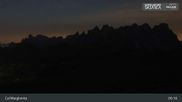 Archiviertes Webcam Bild: Fassatal: San Pellegrino - Bergstation Col Margherita am 27.08.2026 um 05:02 Uhr