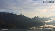 Archiviertes Webcam Bild: Fassatal: San Pellegrino - Bergstation Col Margherita am 18.09.2026 um 07:05 Uhr