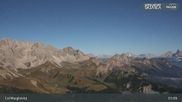 Archived webcam image showing Fassatal: San Pellegrino – top station chairlift 