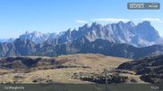 Archived webcam image showing Fassatal: San Pellegrino – top station chairlift 