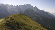 Archived webcam image showing Doss del Sabion panoramic view on 5 Aug 2026 at 10:12