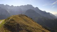Archived webcam image showing Doss del Sabion panoramic view on 25 Sep 2026 at 10:59
