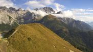 Archiviertes Webcam Bild: Pinzolo: Panoramablick Doss del Sabion am 05.10.2026 um 16:59 Uhr