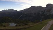 Archived webcam image showing Doss del Sabion panoramic view on 14 Oct 2026 at 08:40