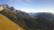 Archived webcam image showing Doss del Sabion panoramic view on 14 Oct 2026 at 16:40
